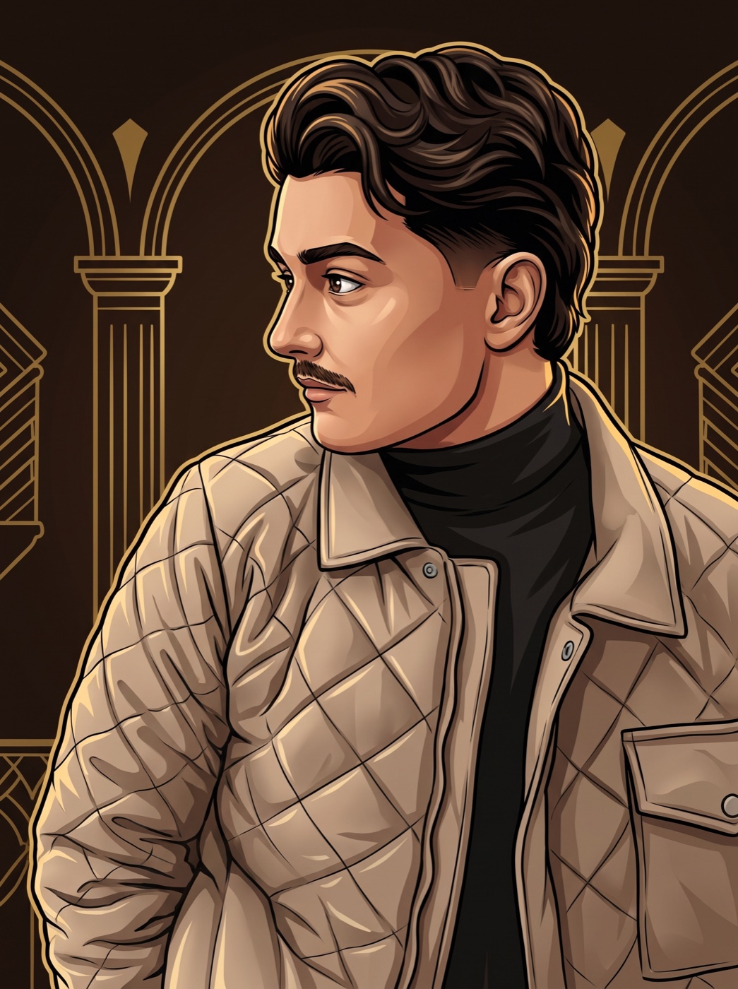 Muhammed Baki Karaca, Inhaber von Karaca Hair Art, Illustration